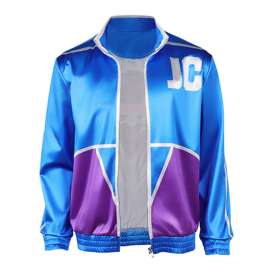 Cosplay Costume Johnny Cage Mortal Kombat 2(2026) Film Cosplay Veste Bleue Homme