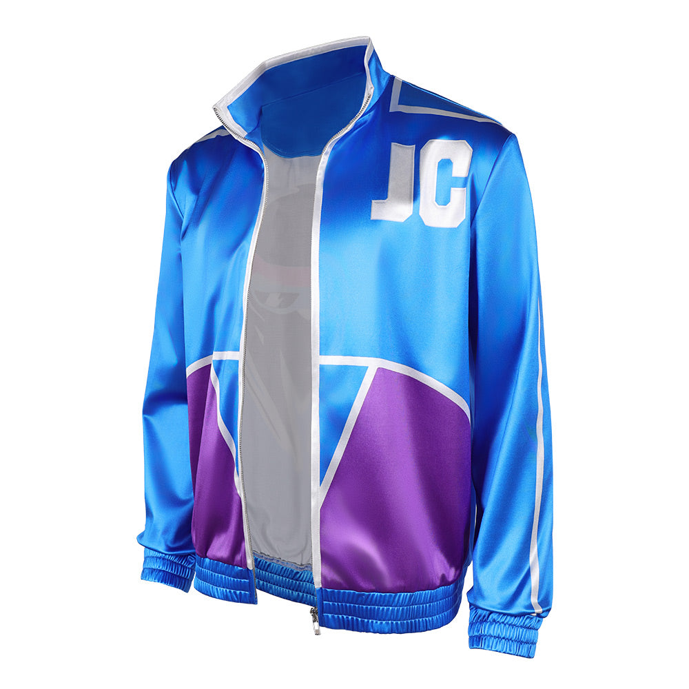 Cosplay Costume Johnny Cage Mortal Kombat 2(2026) Film Cosplay Veste Bleue Homme