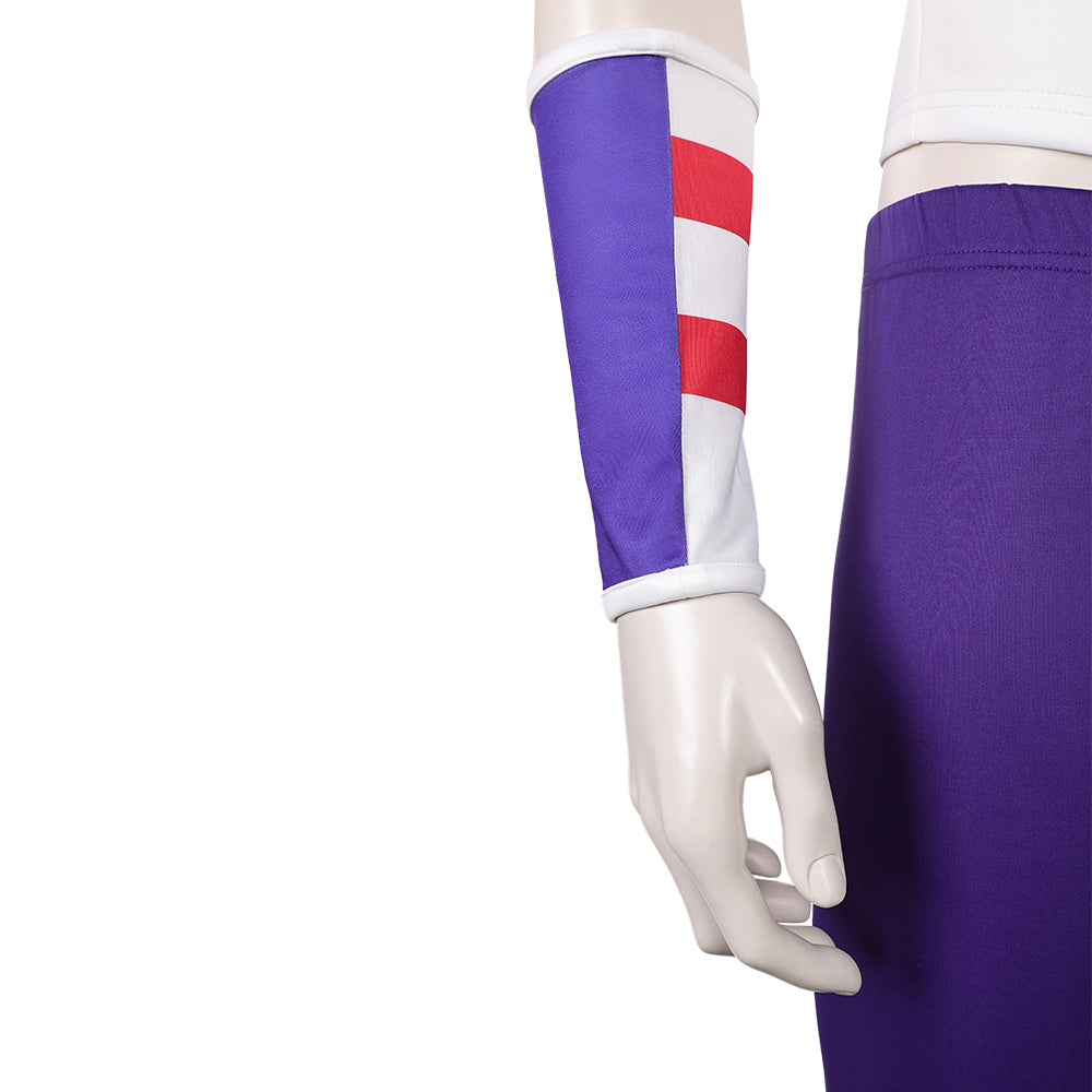 Cosplay Costume Johnny Joestar JJBA 7(2026) Anime Cosplay Tenue Blanche et Violette Homme