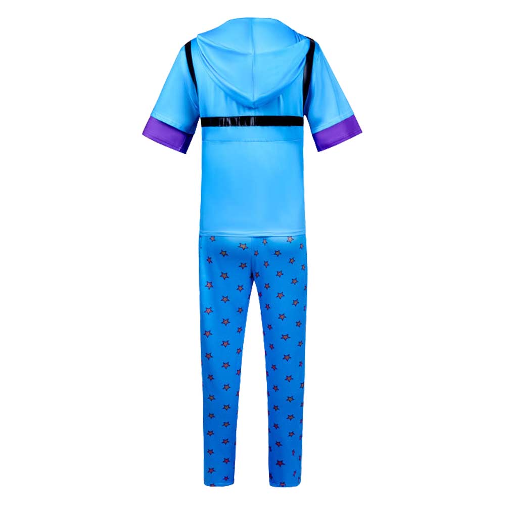 Cosplay Costume Johnny Joestar JJBA 7(2026) Anime Cosplay Tenue Bleue Homme