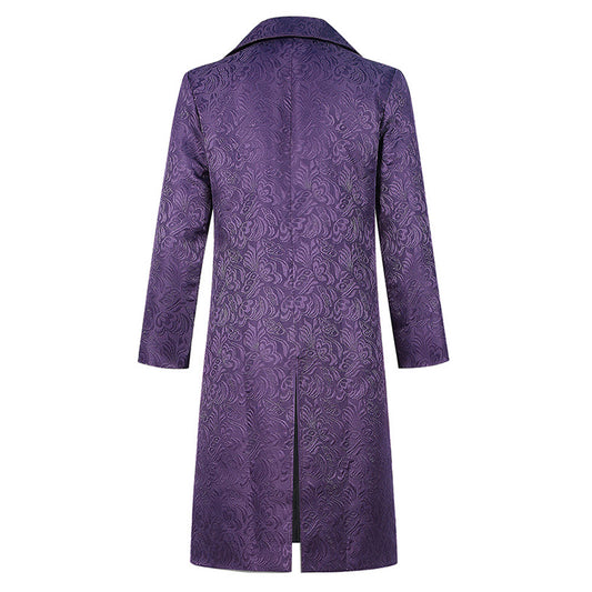 Cosplay Costume Joker Film Cosplay Trench Violet Homme