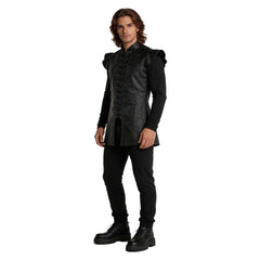 Cosplay Costume Jon Snow Le Trône de Fer TV Cosplay Tenue Noire