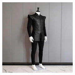 Cosplay Costume Jon Snow Le Trône de Fer TV Cosplay Tenue Noire