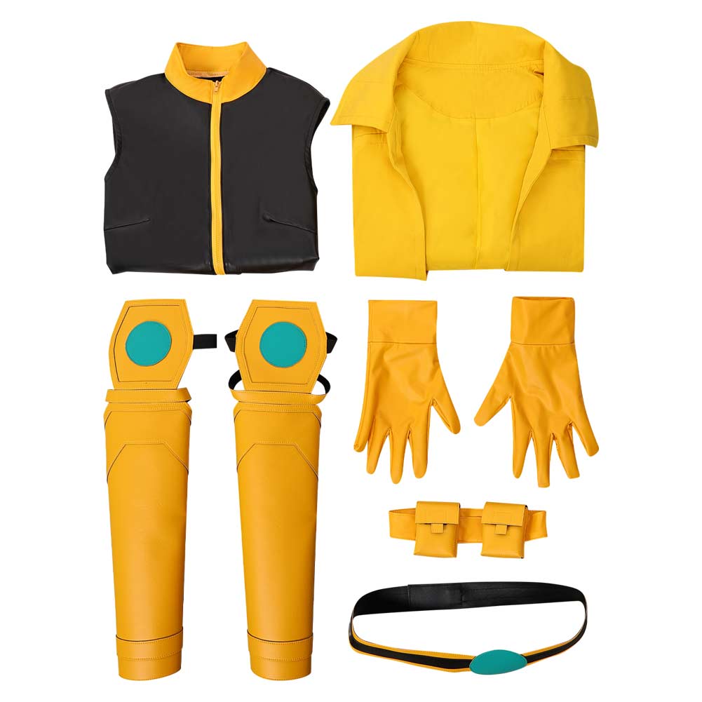 Cosplay Costume Jubilee X-Men '97 Saison 2(2026) TV Cosplay Tenue Jaune et Noire Femme
