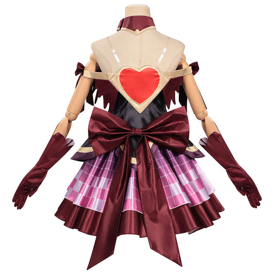 Cosplay Costume Juno Overwatch Jeu Cosplay Tenue Rouge Femme