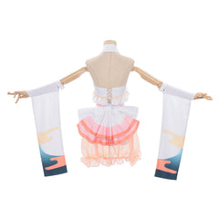Cosplay Costume Kaguya Cosmic Princess Kaguya(2026) Anime Cosplay Maillot de Bain Blanche et Rose Femme