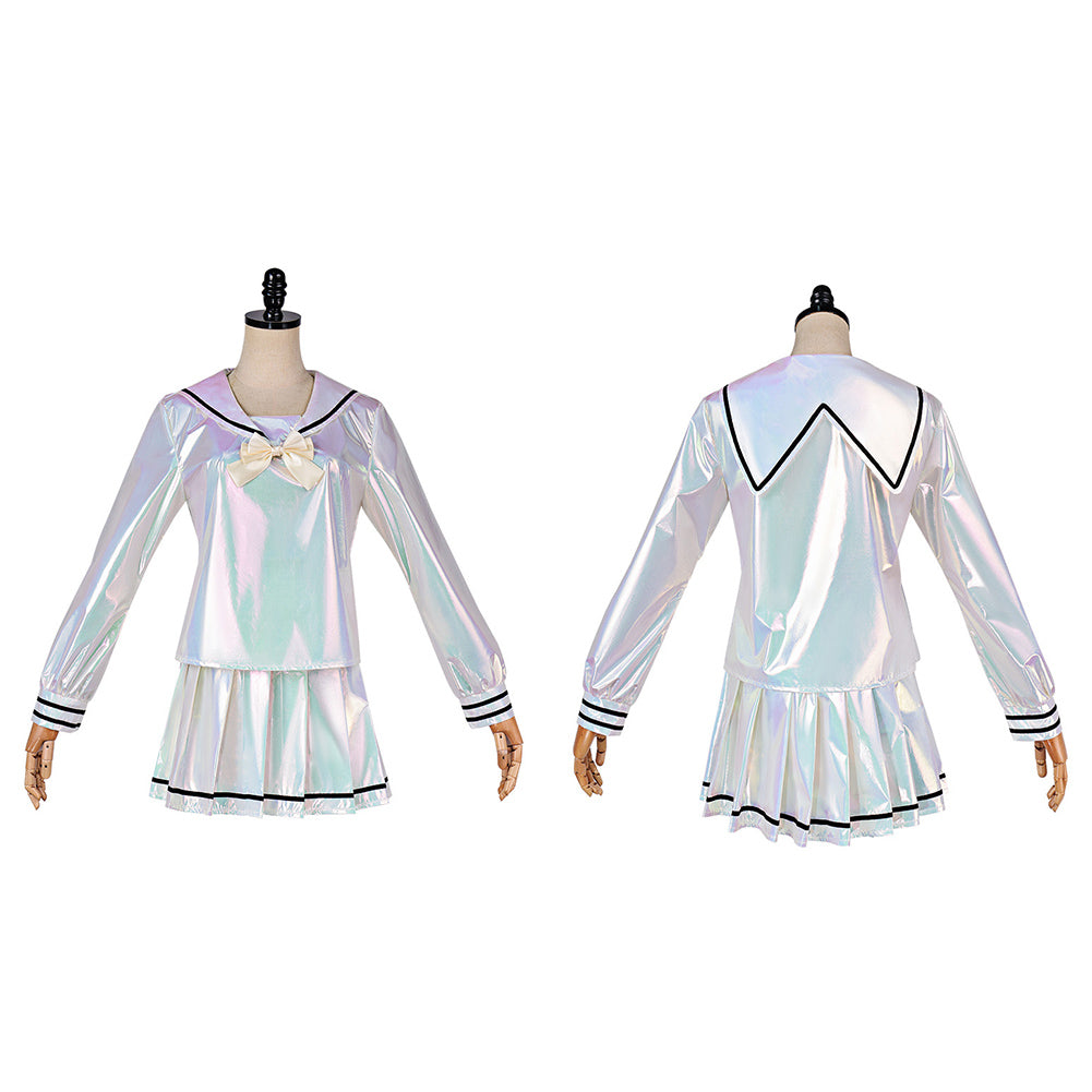 Cosplay Costume KAngel Needy Girl Overdose(2026) Anime Cosplay Tenue Argentée Femme