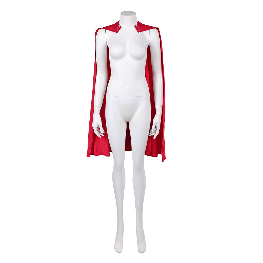 Cosplay Costume Kara Zor-El Supergirl(2026) Film Cosplay Cape Rouge Femme