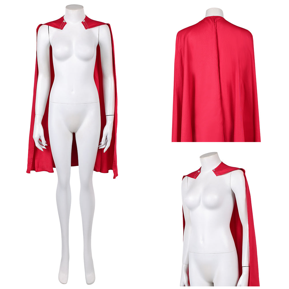 Cosplay Costume Kara Zor-El Supergirl(2026) Film Cosplay Cape Rouge Femme