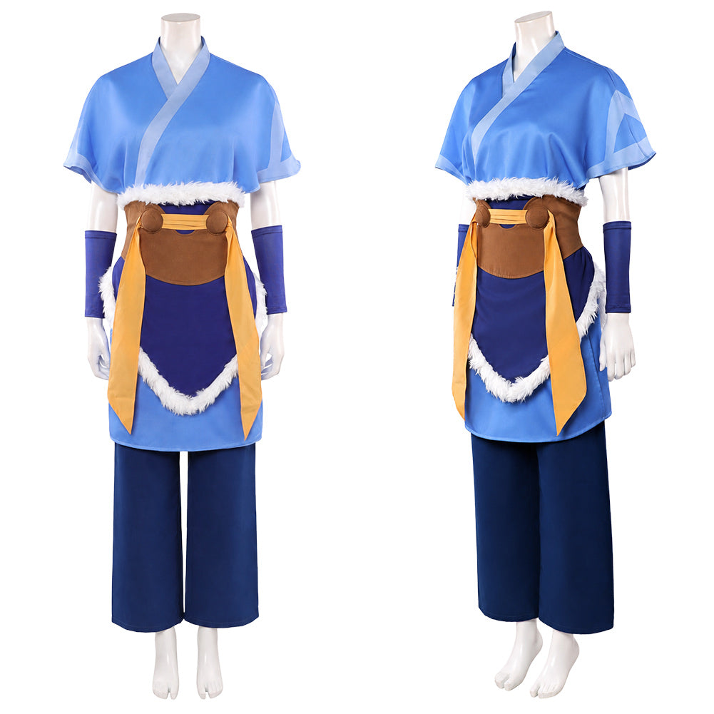 Cosplay Costume Katara Avatar Aang: The Last Airbender(2026) Film Cosplay Tenue Bleue Femme