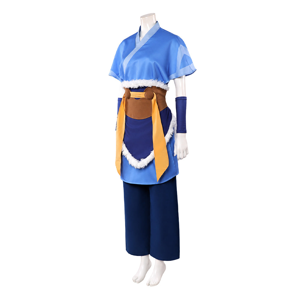 Cosplay Costume Katara Avatar Aang: The Last Airbender(2026) Film Cosplay Tenue Bleue Femme