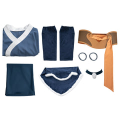 Cosplay Costume Katara Avatar: The Last Airbender 2(2026) TV Cosplay Tenue Bleue Femme