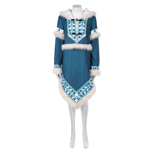 Cosplay Costume Katara Avatar: The Last Airbender 2(2026) TV Cosplay Veste Bleue Femme