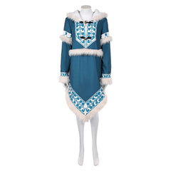 Cosplay Costume Katara Avatar: The Last Airbender 2(2026) TV Cosplay Veste Bleue Femme