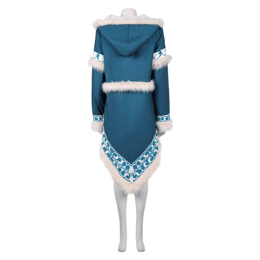 Cosplay Costume Katara Avatar: The Last Airbender 2(2026) TV Cosplay Veste Bleue Femme