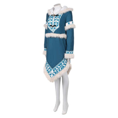 Cosplay Costume Katara Avatar: The Last Airbender 2(2026) TV Cosplay Veste Bleue Femme