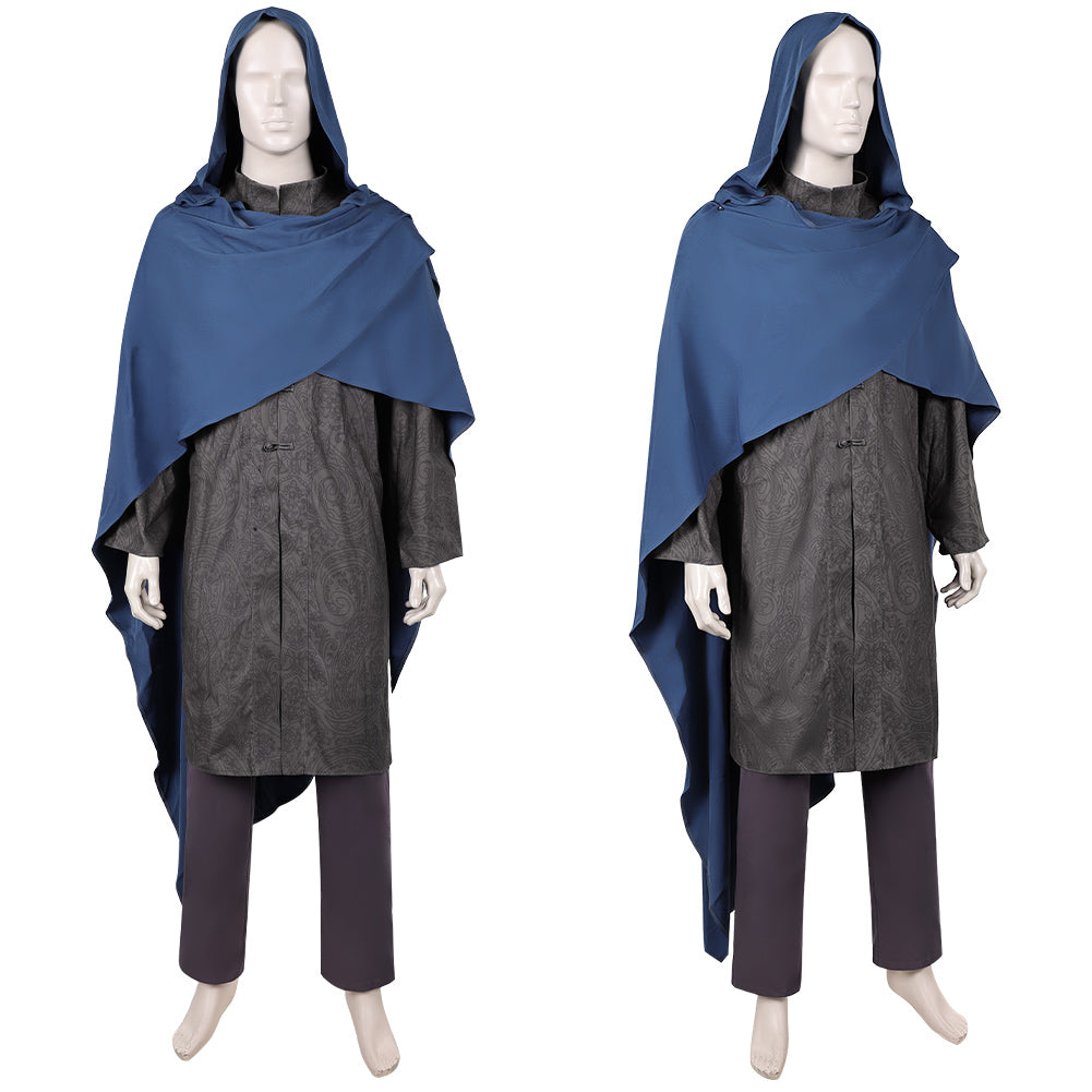 Cosplay Costume King Aegon Targaryen House of the Dragon 3(2026) TV Cosplay Tenue Grise et Verte Homme