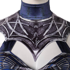 Cosplay Costume Kitana Mortal Kombat 2(2026) Film Cosplay Tenue Bleue et Noire Femme