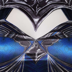 Cosplay Costume Kitana Mortal Kombat 2(2026) Film Cosplay Tenue Bleue et Noire Femme