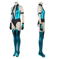 Cosplay Costume Kitana Mortal Kombat 2(2026) Film Cosplay Tenue Bleue Femme