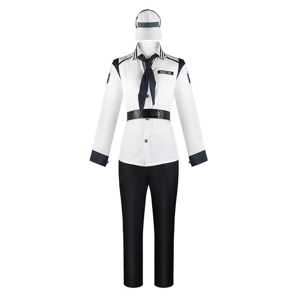 Cosplay Costume Koby One Piece Live Action 2(2026) TV Cosplay Tenue Blanche et Noire Homme