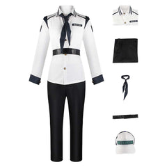 Cosplay Costume Koby One Piece Live Action 2(2026) TV Cosplay Tenue Blanche et Noire Homme
