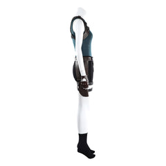 Cosplay Costume Lara Croft Tomb Raider Live Action(2026) TV Cosplay Tenue Noire et Bleue Femme