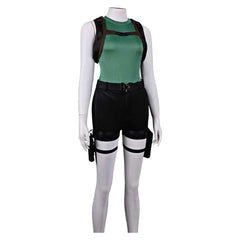 Cosplay Costume Lara Croft Tomb Raider: Legacy of Atlantis(2026) Jeu Cosplay Tenue Verte Femme