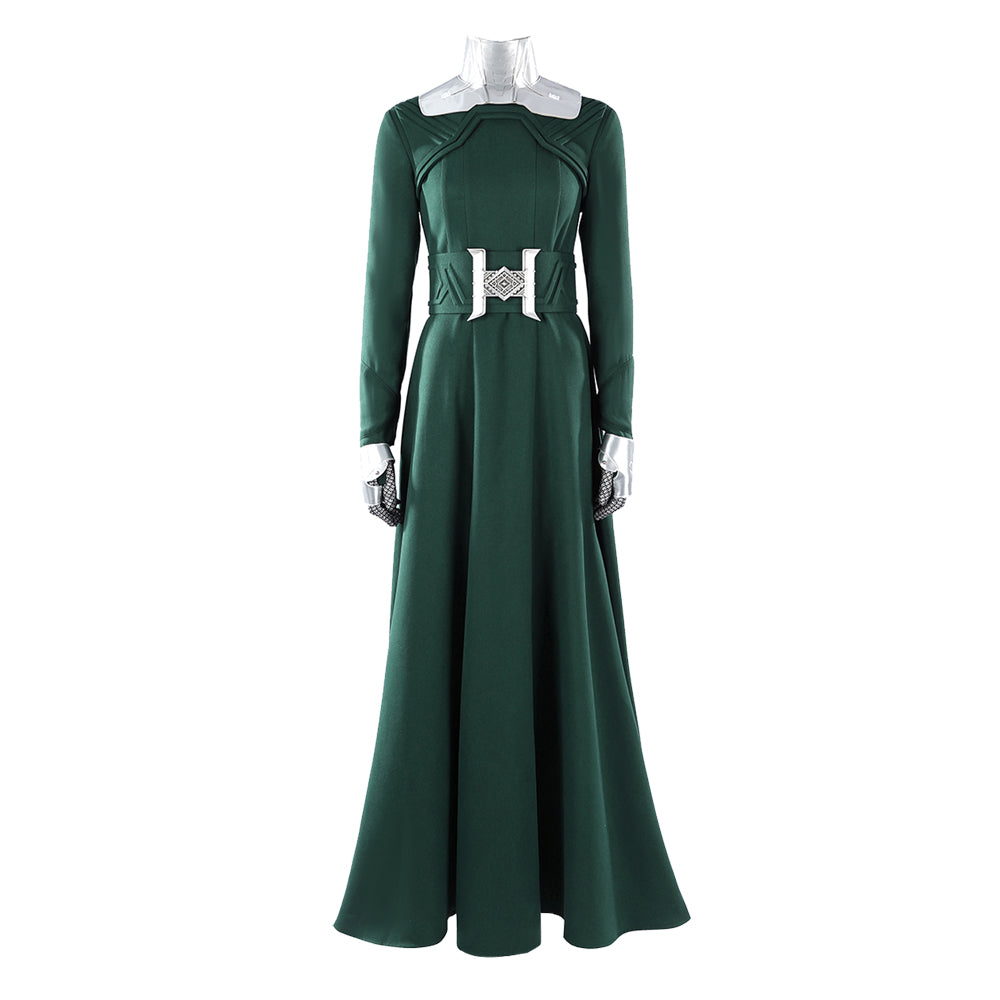 Cosplay Costume Latverian Witch Avengers 5(2026) Film Cosplay Robe Verte Femme