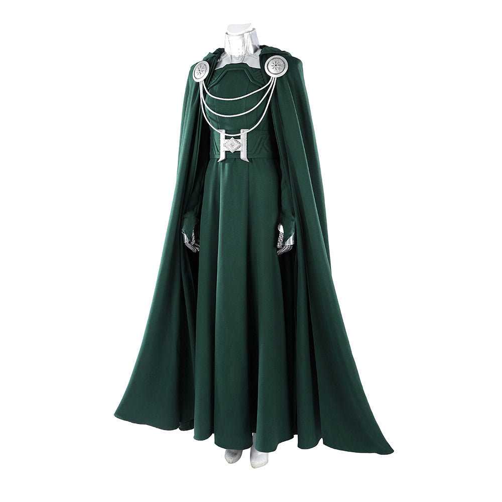 Cosplay Costume Latverian Witch Avengers 5(2026) Film Cosplay Robe Verte Femme