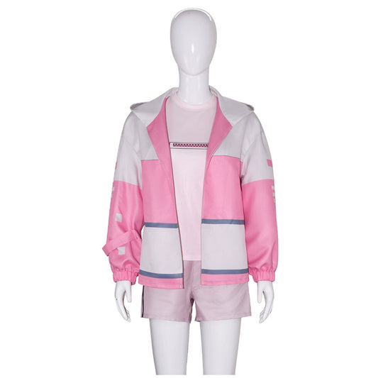 Cosplay Costume Li Tianxi Link Click Anime Cosplay Tenue Rose Femme