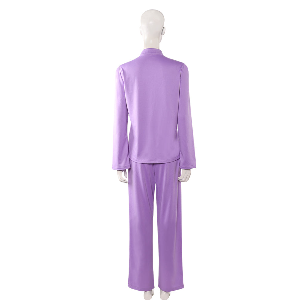 Cosplay Costume Linda Ann Droid(2026) TV Cosplay Tenue Violette Femme