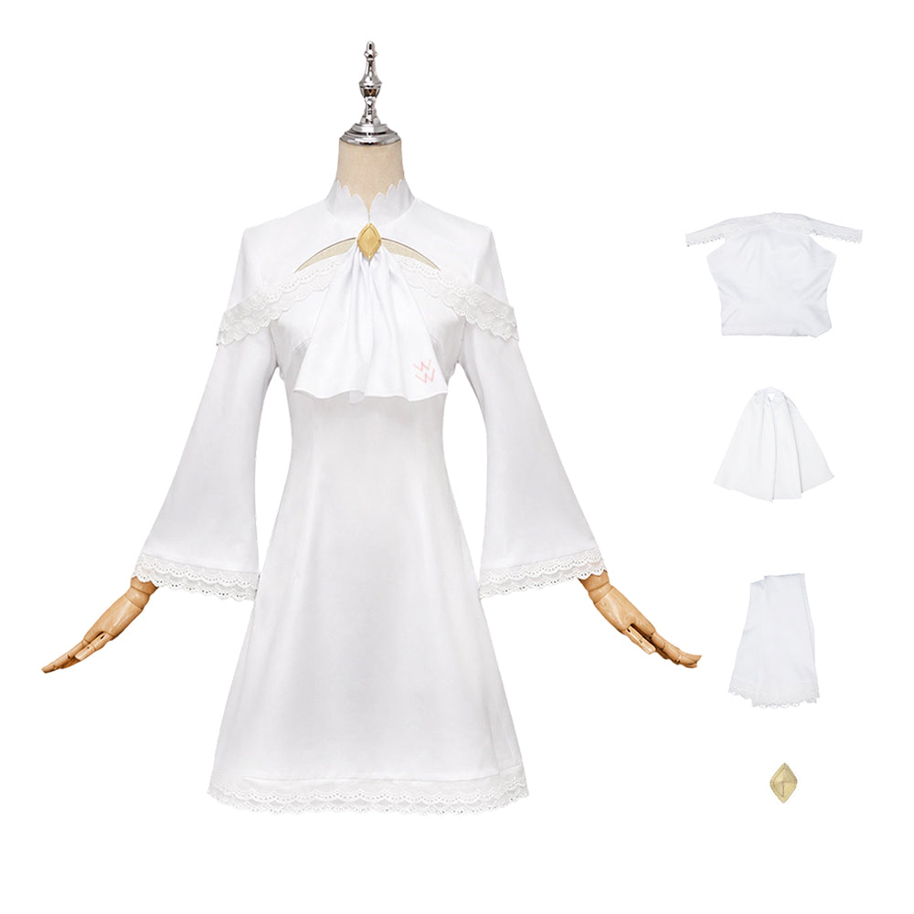 Cosplay Costume Louis Arneb RE0(2026) Anime Cosplay Robe Blanche Femme