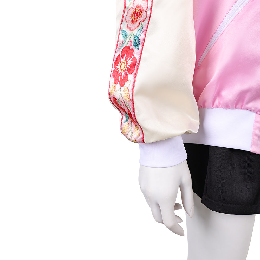 Cosplay Costume Lu Shaotang Sakamoto Days(2026) Film Cosplay Tenue Rose et Noire Femme