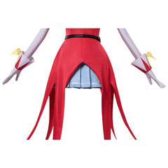 Cosplay Costume Luce Lou The Exiled Heavy Knight Knows How to Game the System(2026) Anime Cosplay Tenue Blanche et Rouge Femme