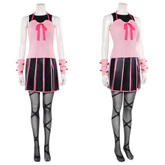 Cosplay Costume Lucy Steel JJBA 7(2026) Anime Cosplay Tenue Rose et Noire Femme