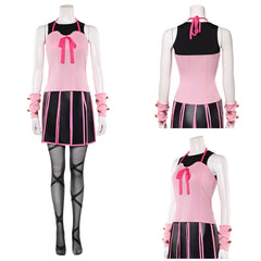 Cosplay Costume Lucy Steel JJBA 7(2026) Anime Cosplay Tenue Rose et Noire Femme