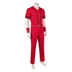 Cosplay Costume Luffy One Piece Live Action 2(2026) TV Cosplay Tenue Rouge Homme Sans Chapeau