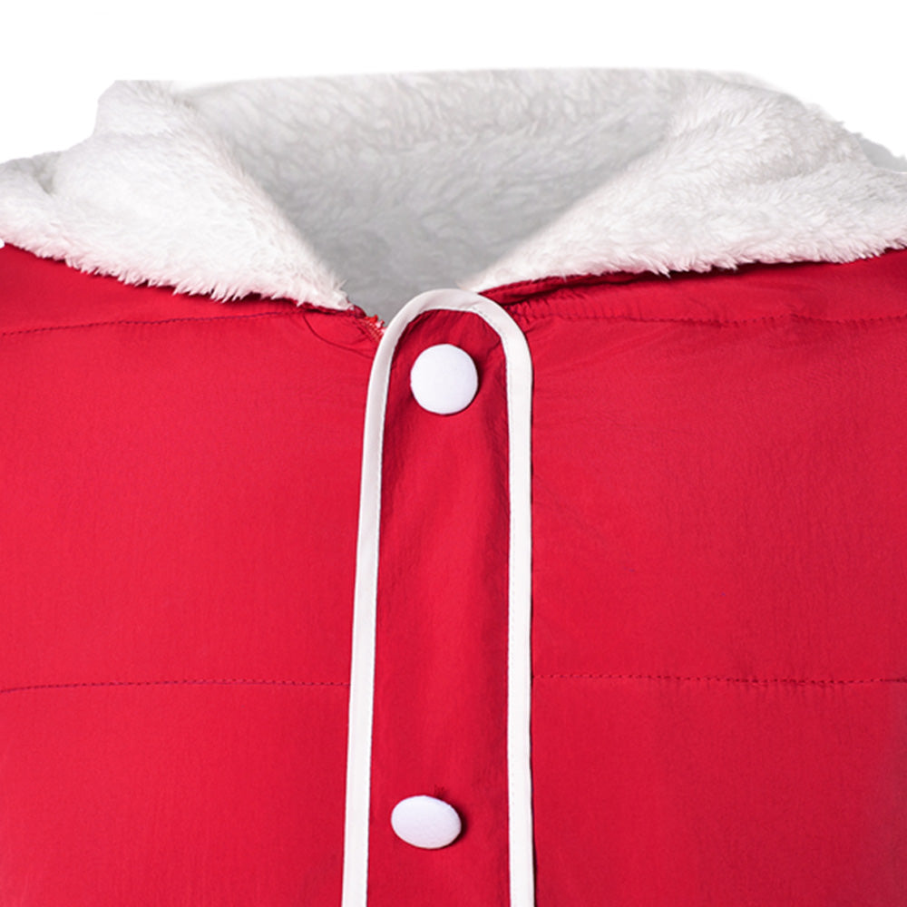 Cosplay Costume Luffy One Piece Live Action 2(2026) TV Cosplay Veste Rouge Homme