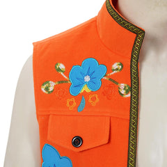 Cosplay Costume Luis Madrigal Descendants: Wicked Wonderland(2026) Film Cosplay Gilet Orange Homme