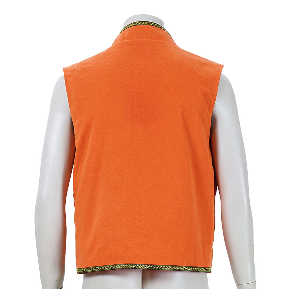 Cosplay Costume Luis Madrigal Descendants: Wicked Wonderland(2026) Film Cosplay Gilet Orange Homme