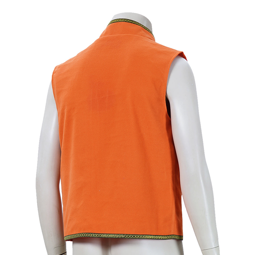 Cosplay Costume Luis Madrigal Descendants: Wicked Wonderland(2026) Film Cosplay Gilet Orange Homme