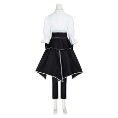 Cosplay Costume Maelle Clair Obscur: Expedition 33 Jeu Cosplay Tenue Noire et Blanche Femme