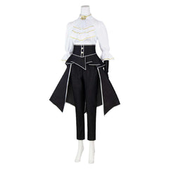 Cosplay Costume Maelle Clair Obscur: Expedition 33 Jeu Cosplay Tenue Noire et Blanche Femme