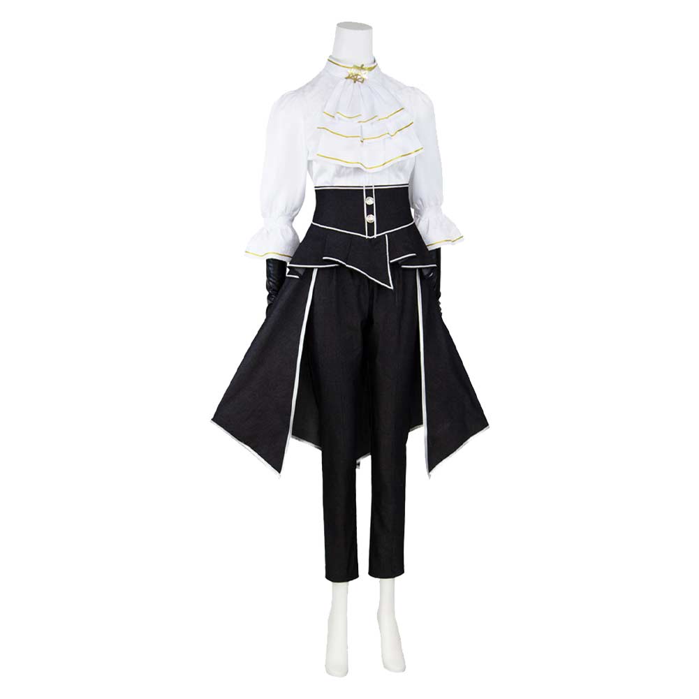Cosplay Costume Maelle Clair Obscur: Expedition 33 Jeu Cosplay Tenue Noire et Blanche Femme