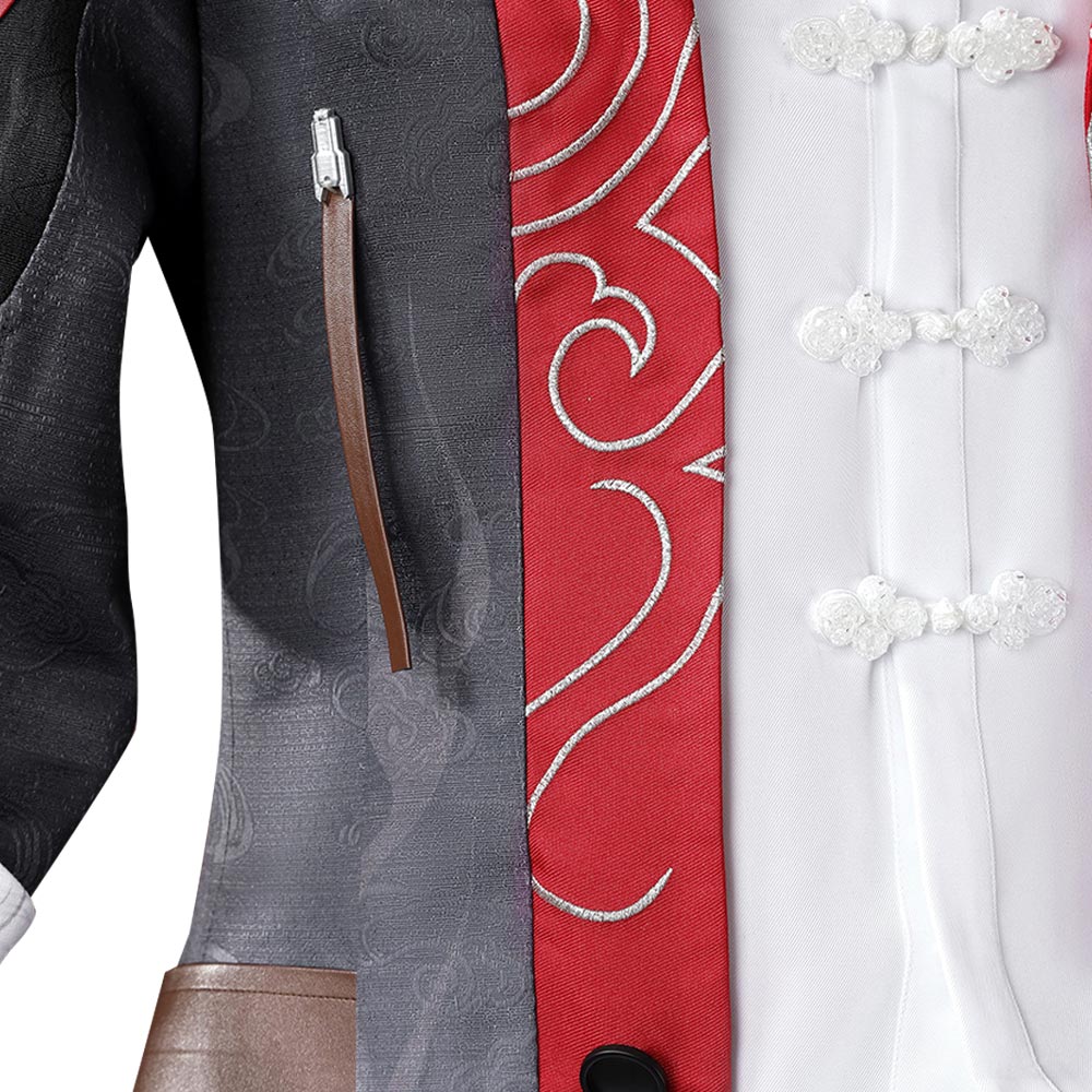 Cosplay Costume Male Trailblazer Honkai: Star Rail Jeu Cosplay Tenue Blanche et Noire Homme