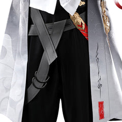 Cosplay Costume Male Trailblazer Honkai: Star Rail Jeu Cosplay Tenue Blanche et Noire Homme