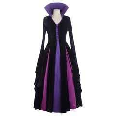 Cosplay Costume Maléfique Film Cosplay Tenue Noire et Violette Femme