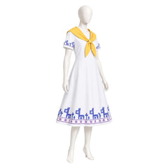 Cosplay Costume Malon The Legend of Zelda: Ocarina of Time Jeu Cosplay Robe Blanche Femme