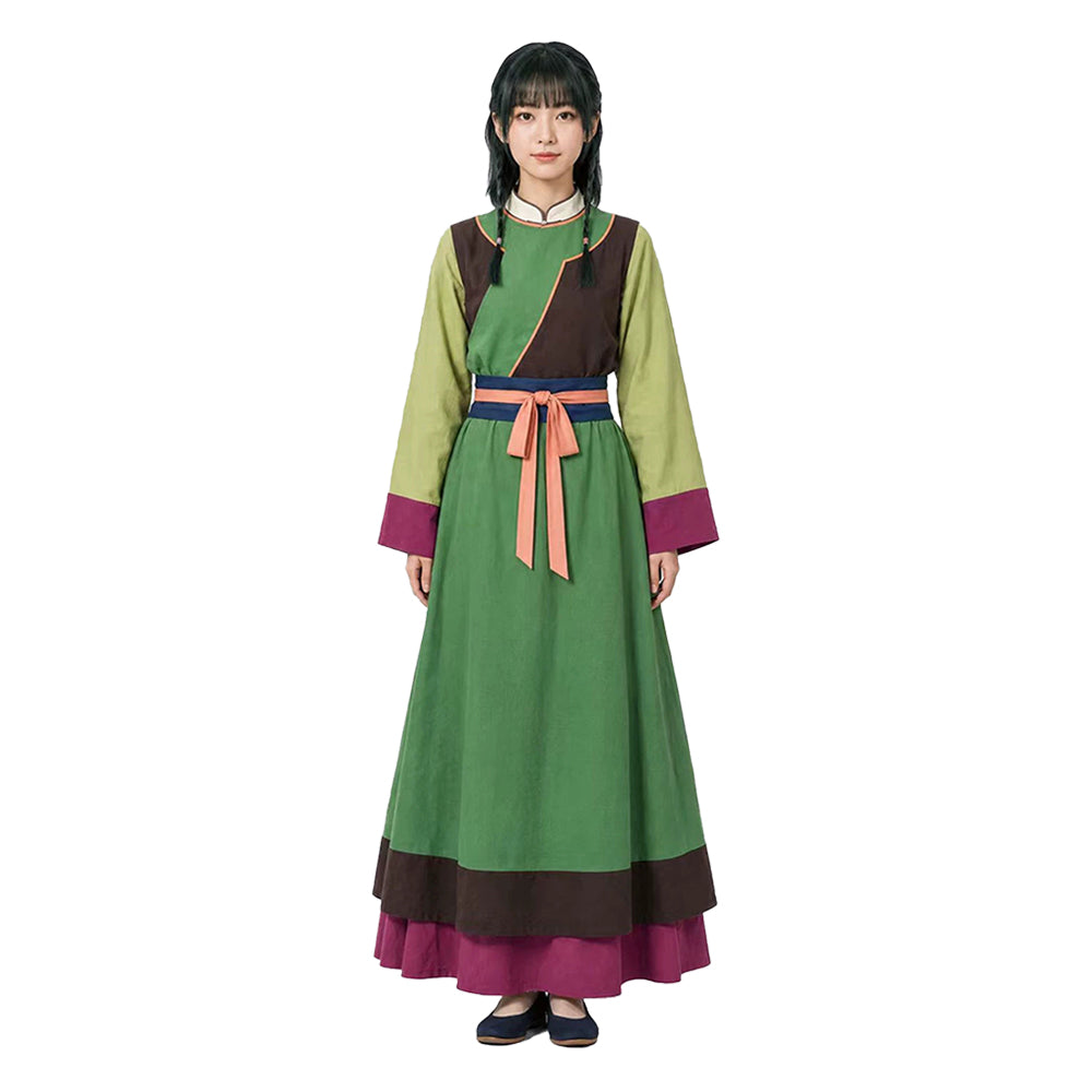 Cosplay Costume Maomao The Apothecary Diaries: The Secret of the Late Concubine(2026) Film Cosplay Robe Verte Femme